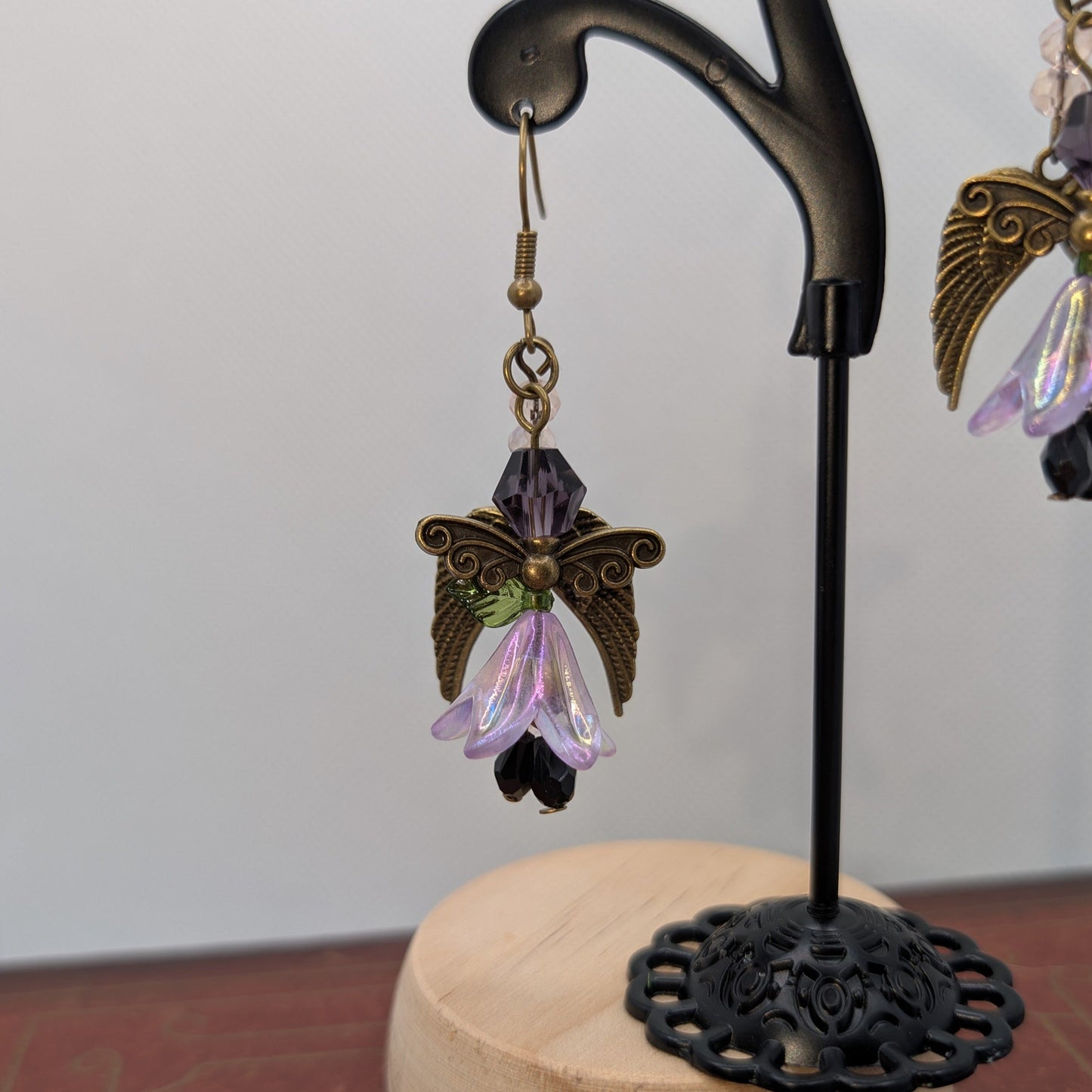 ✨Lavendusk✨| Bronze and Lavender Fairy Necklace and Earrings Set