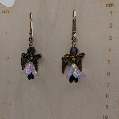 ✨Lavendusk✨| Bronze and Lavender Fairy Necklace and Earrings Set