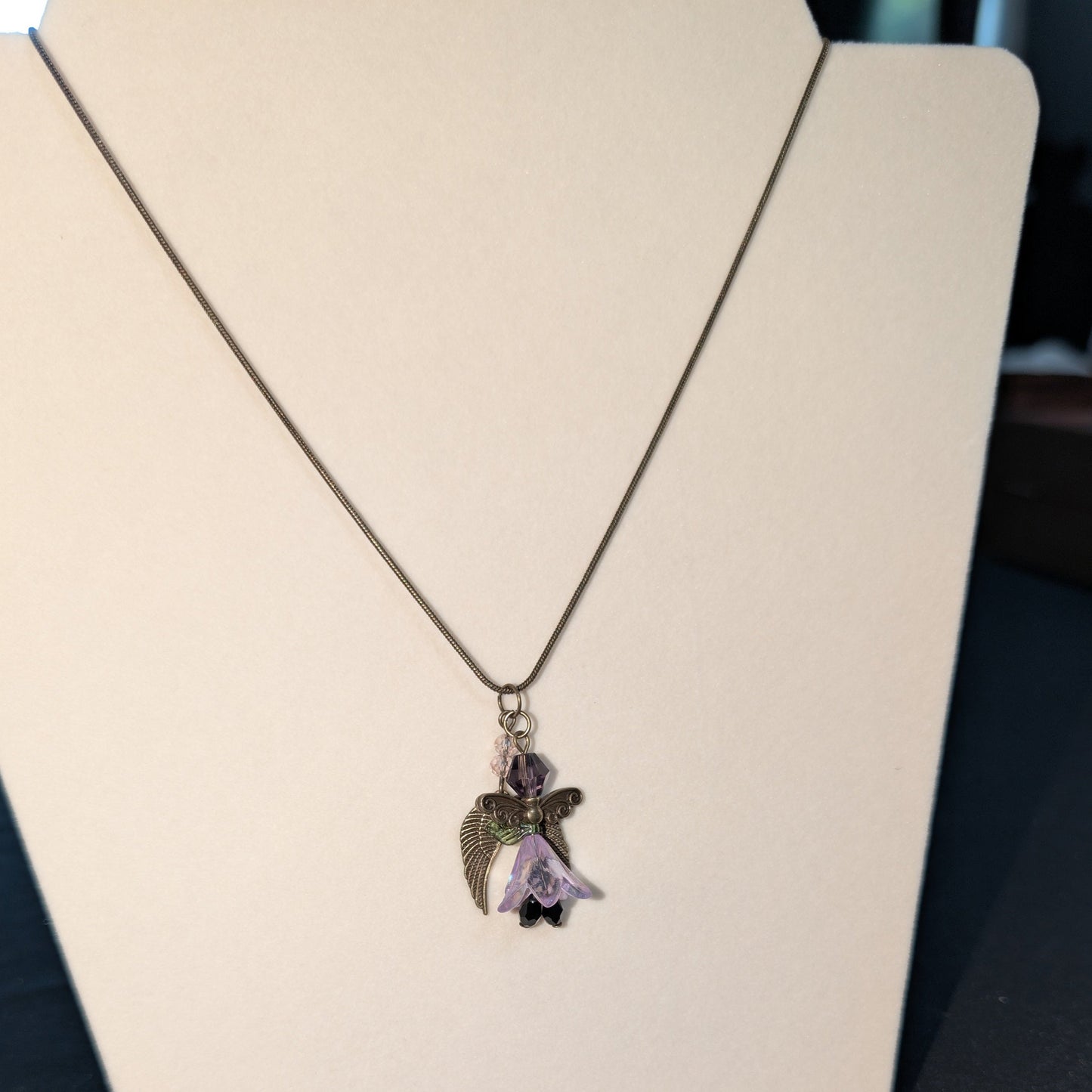✨Lavendusk✨| Bronze and Lavender Fairy Necklace and Earrings Set