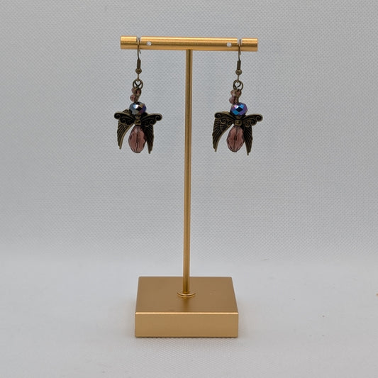 ✨Duskwander✨| Bronze & Plum Twilight Fairy Earrings