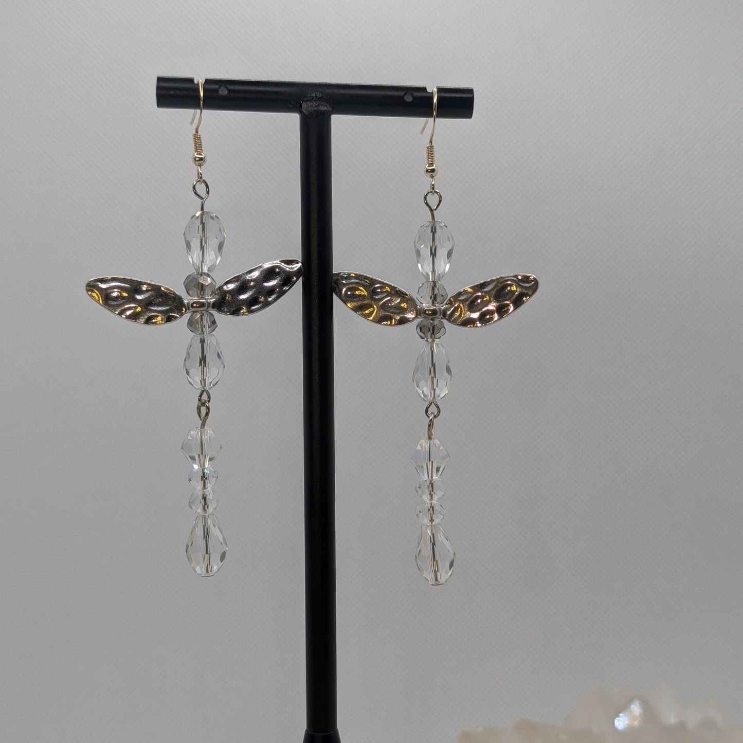 ✨Spiritsprite✨| Spirit Elemental Fairy Earrings with Silver-Toned Wings