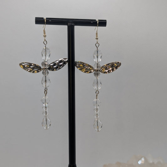 ✨Spiritsprite✨| Spirit Elemental Fairy Earrings with Silver-Toned Wings