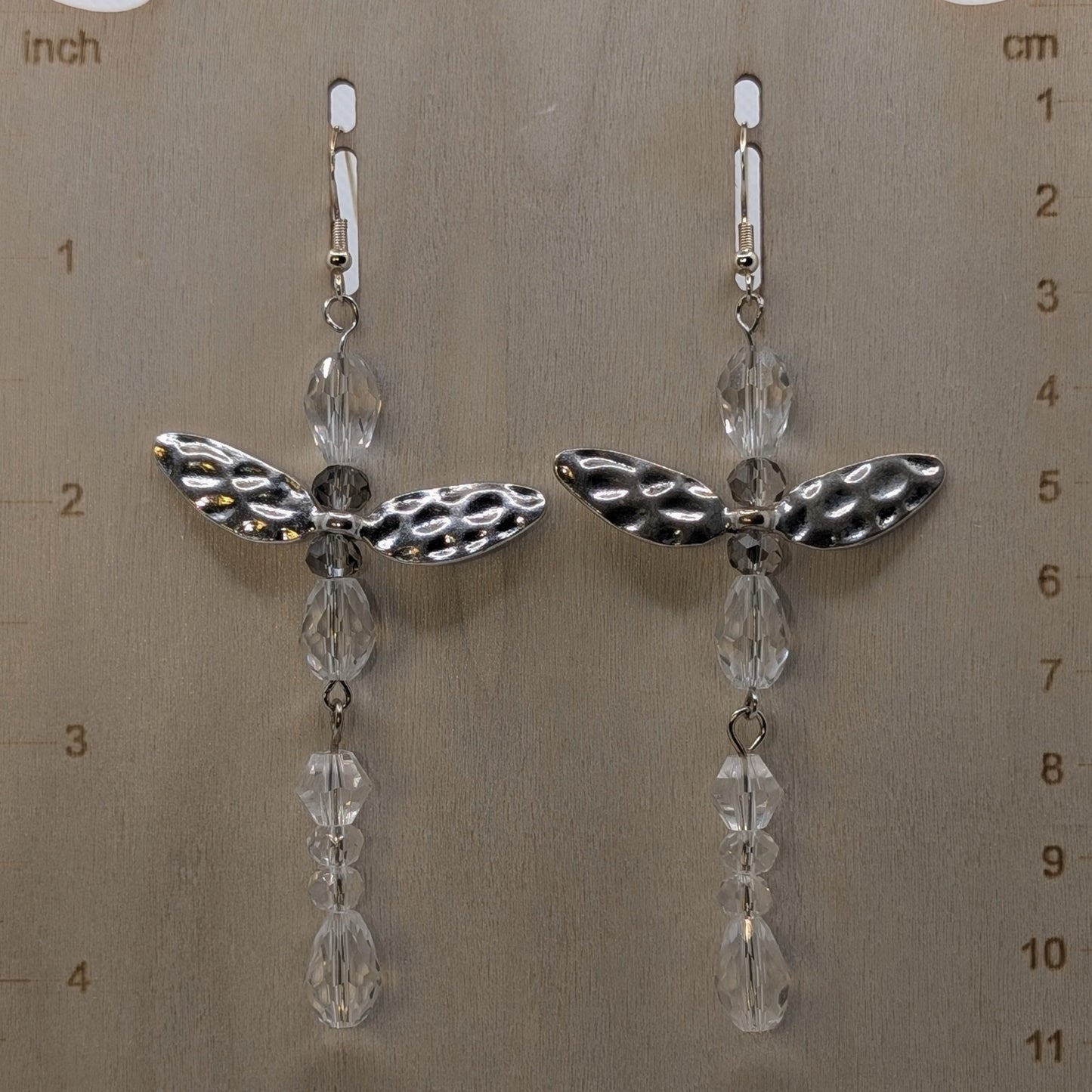 ✨Spiritsprite✨| Spirit Elemental Fairy Earrings with Silver-Toned Wings