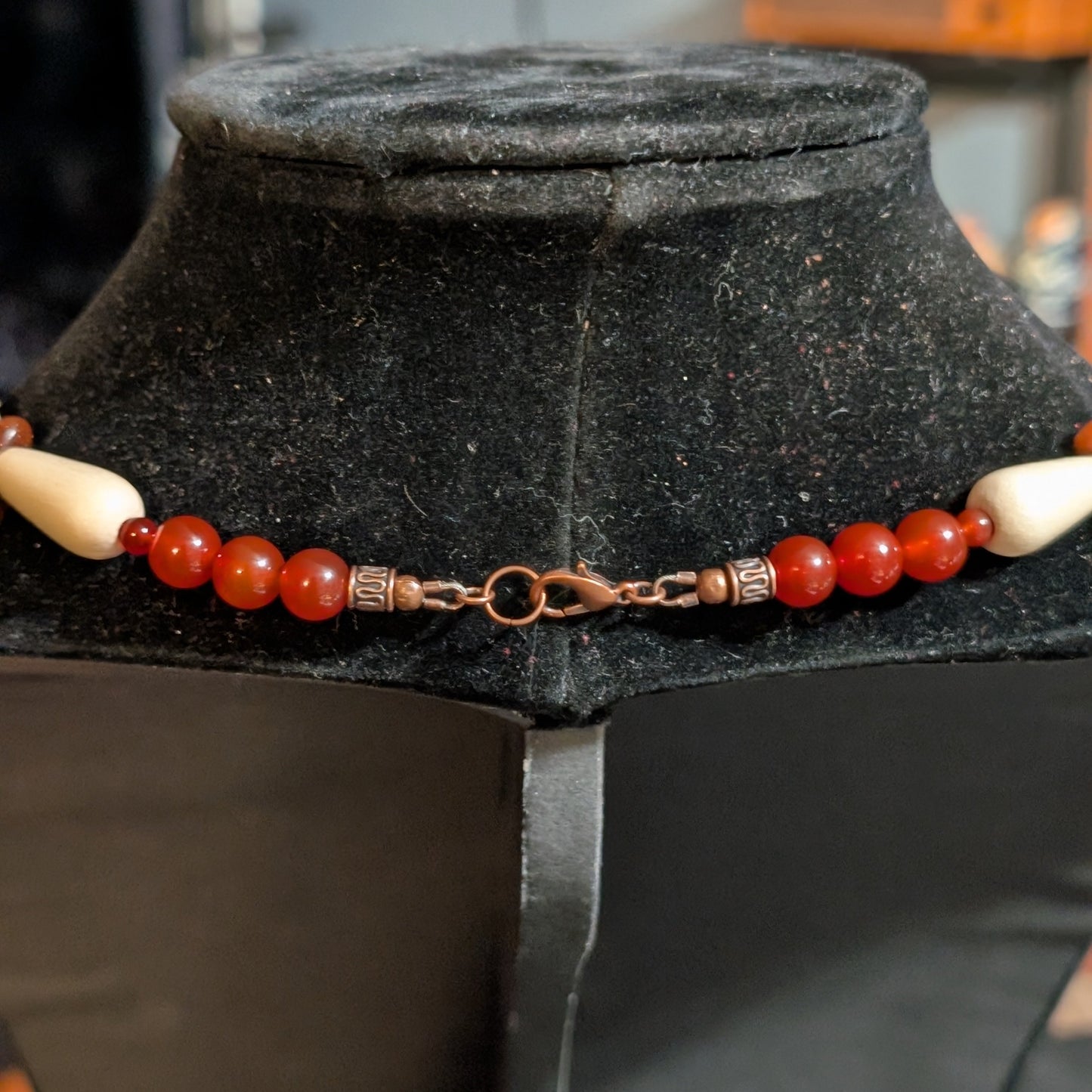 ✨Sundart✨| Citrine, Carnelian & Goldstone Flame-Wing Necklace