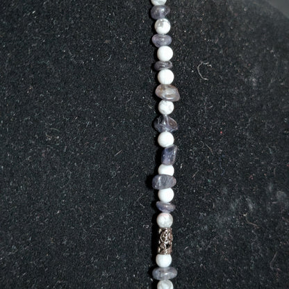 ✨Iolisse✨| Iolite & Howlite Cameo Necklace