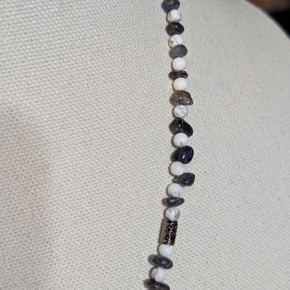 ✨Iolisse✨| Iolite & Howlite Cameo Necklace