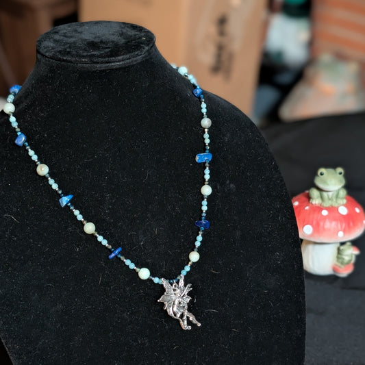 ✨Aquasprite✨| Amazonite & Sodalite Fairy Necklace