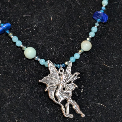 ✨Aquasprite✨| Amazonite & Sodalite Fairy Necklace