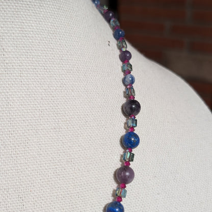 ✨Iridance✨ | Charoite, Lapis Lazuli & Sodalite Fairy Necklace
