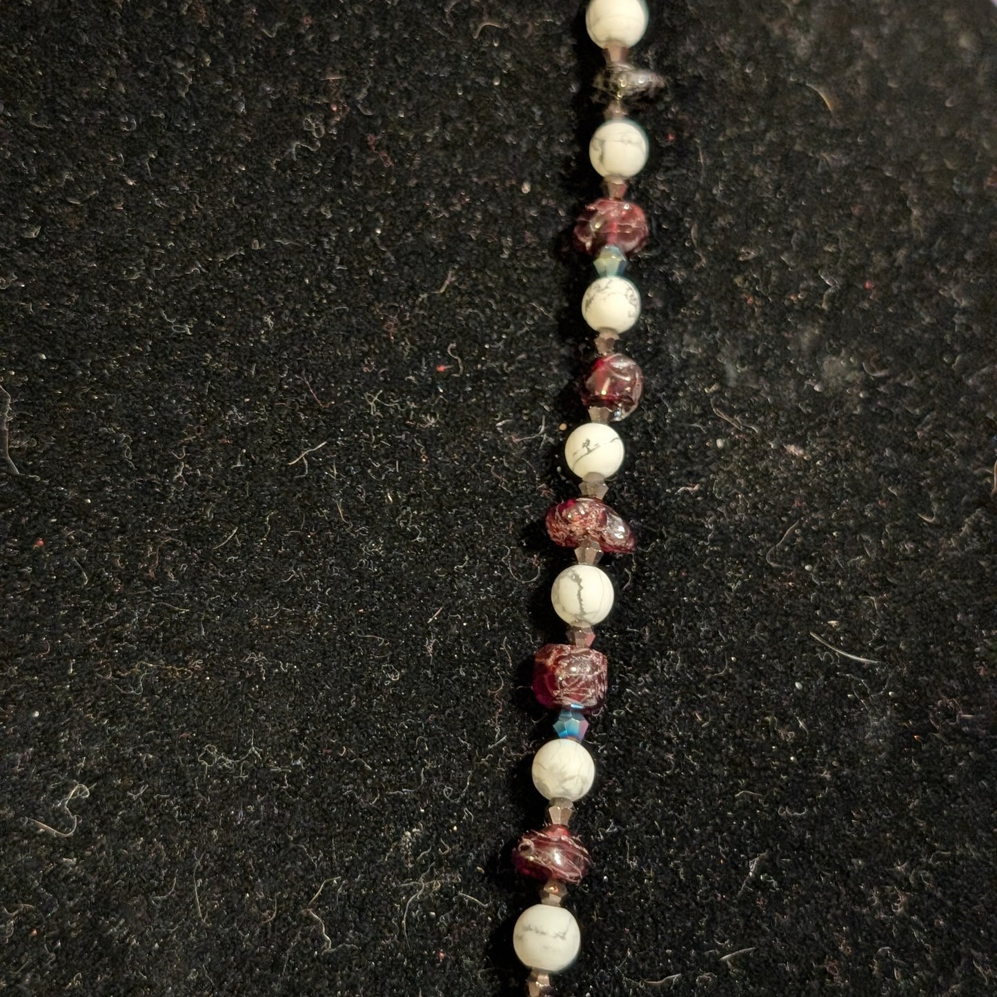 ✨Meduskull✨| Howlite, Garnet & Gunmetal Medusa Cameo Necklace