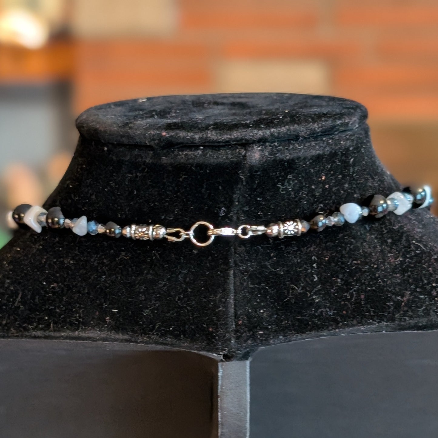 ✨Dreamwing Charger✨| Blue Lace Agate & Onyx Necklace with Pegasus Cameo Pendant