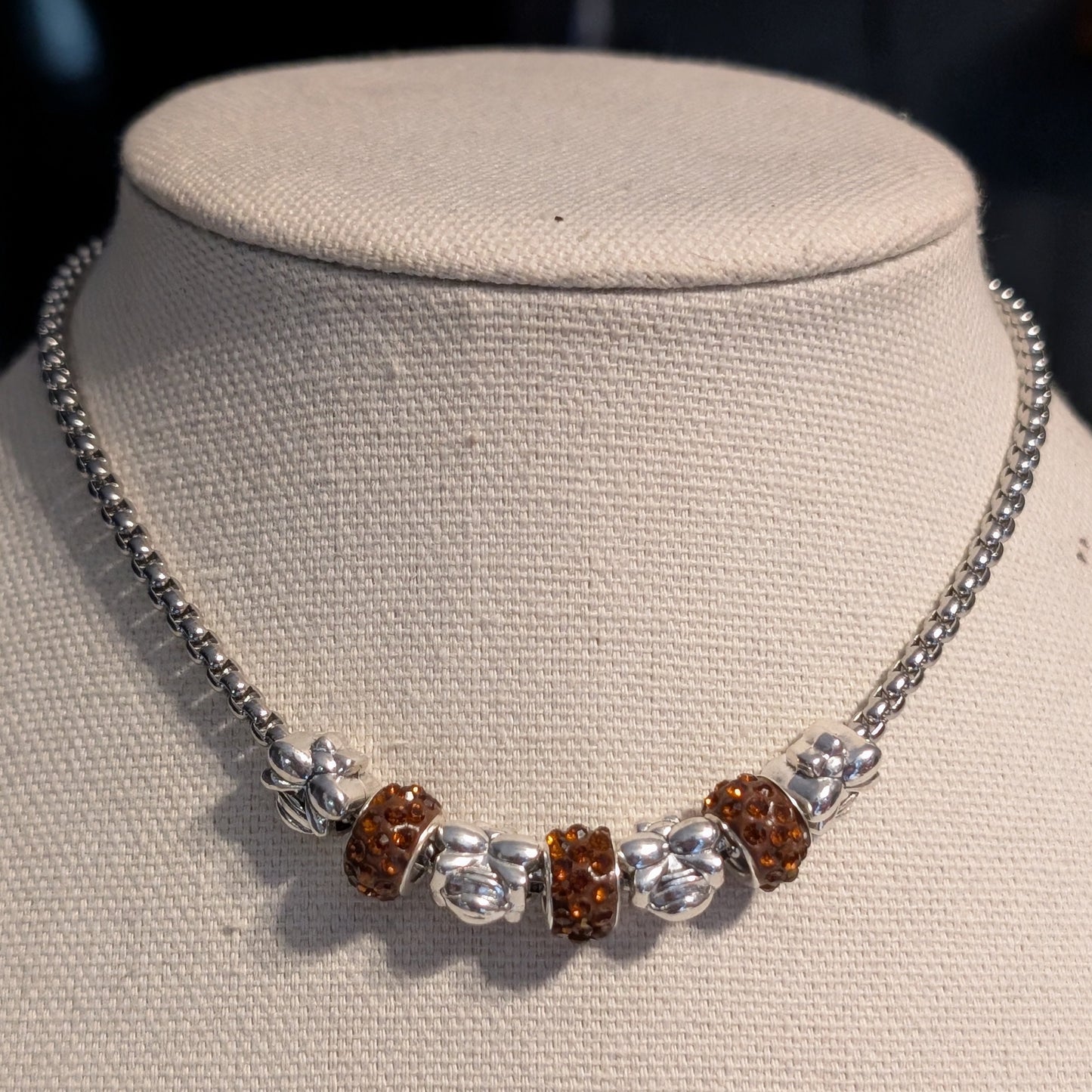 ✨Amberhive✨| Bee Necklace in Jeweled Honey Tones