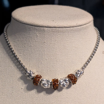 ✨Amberhive✨| Bee Necklace in Jeweled Honey Tones