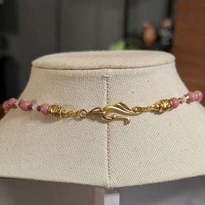 ✨Purrcilla✨| Rhodochrosite & Pink Morganite Cat Cameo Necklace