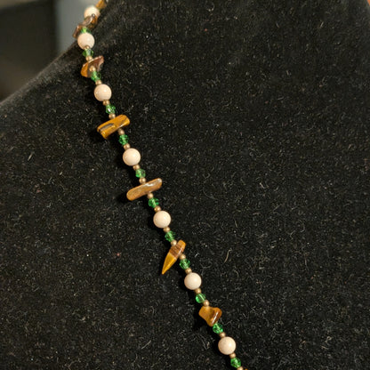 ✨Verdalis✨| Green Fairy Cameo Necklace in Tiger’s Eye & Riverstone