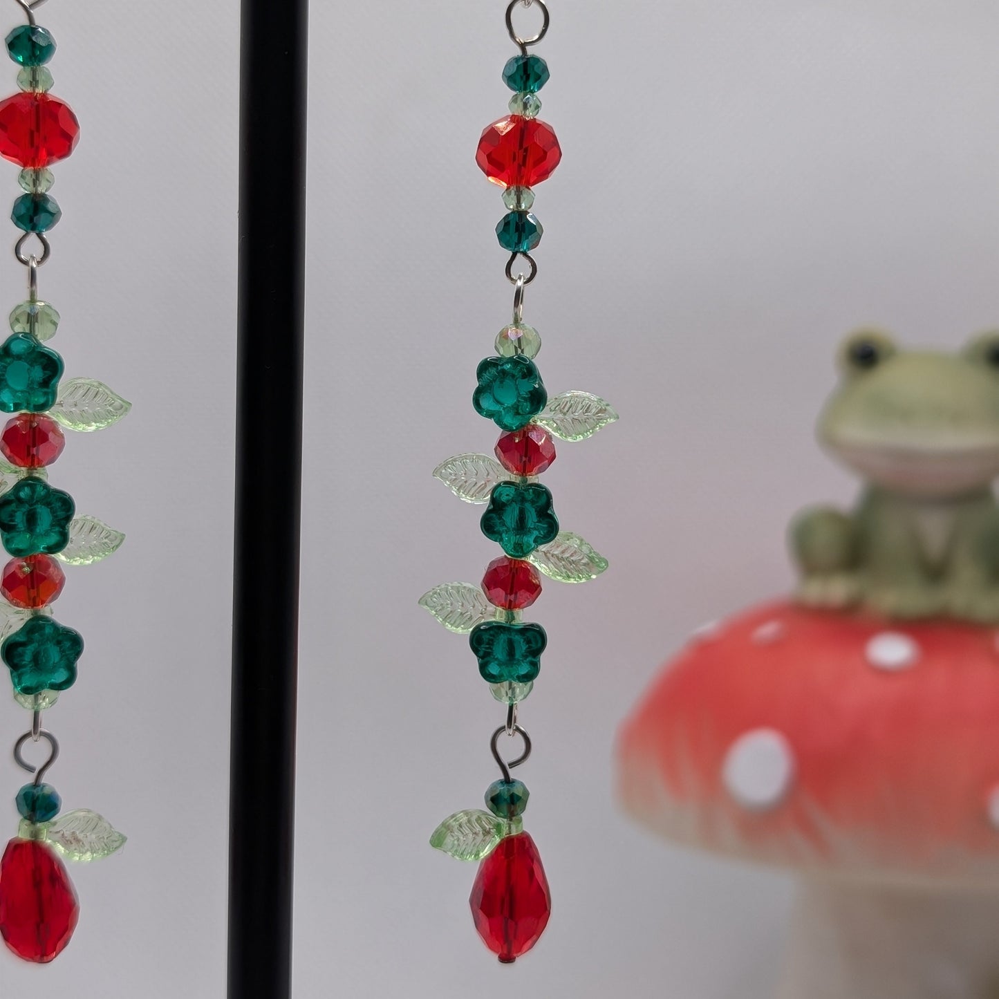 ✨The Vinepetal Trellis✨| Climbing Floral Vine Earrings