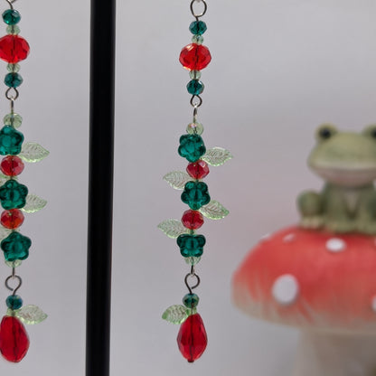 ✨The Vinepetal Trellis✨| Climbing Floral Vine Earrings