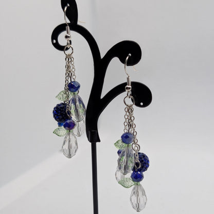 ✨Faeberries✨| Leaf-Winged Berry Cluster Earrings – Multiple Harvest Colors