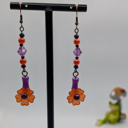 ✨The Jinglepetal Garden✨| Blooming Flower Drop Earrings in Assorted Colors