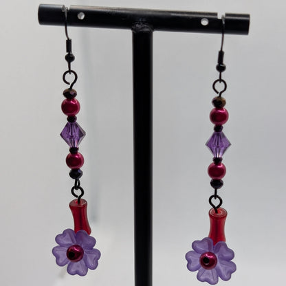 ✨The Jinglepetal Garden✨| Blooming Flower Drop Earrings in Assorted Colors