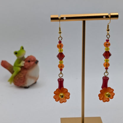 ✨The Jinglepetal Garden✨| Blooming Flower Drop Earrings in Assorted Colors
