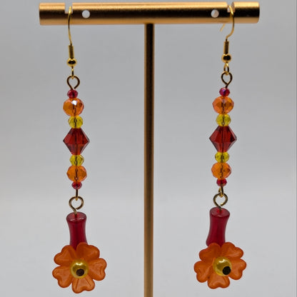 ✨The Jinglepetal Garden✨| Blooming Flower Drop Earrings in Assorted Colors