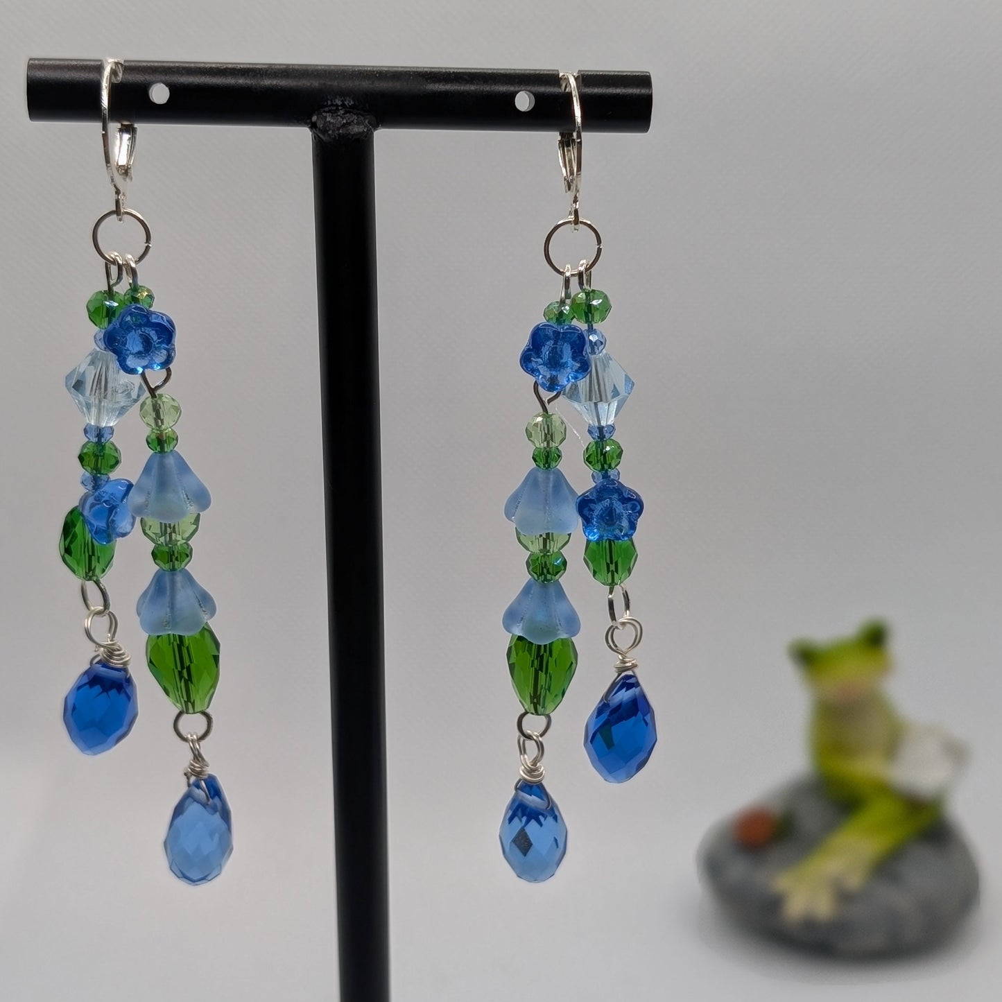 ✨The Nectarwell Overbloom✨| Double Drop Flower Nectar Earrings