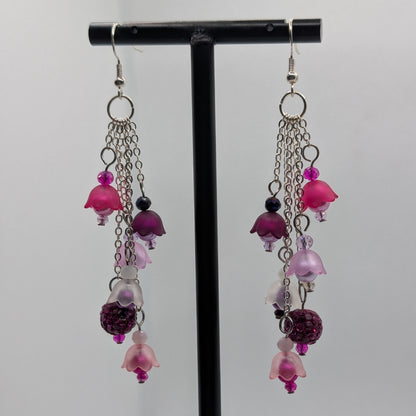 ✨Bellebane Vines✨| Cascading Bell-Flower Fairy Earrings