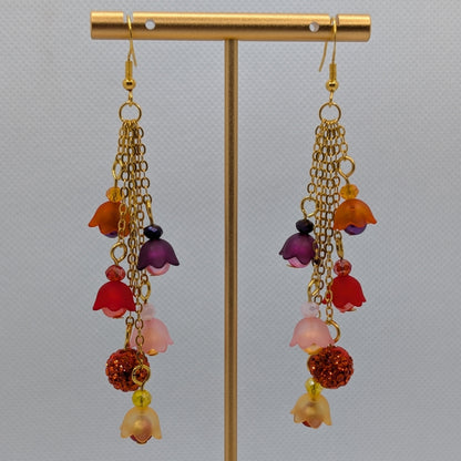 ✨Bellebane Vines✨| Cascading Bell-Flower Fairy Earrings