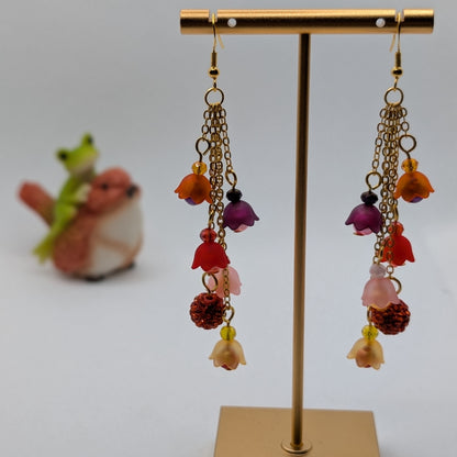 ✨Bellebane Vines✨| Cascading Bell-Flower Fairy Earrings