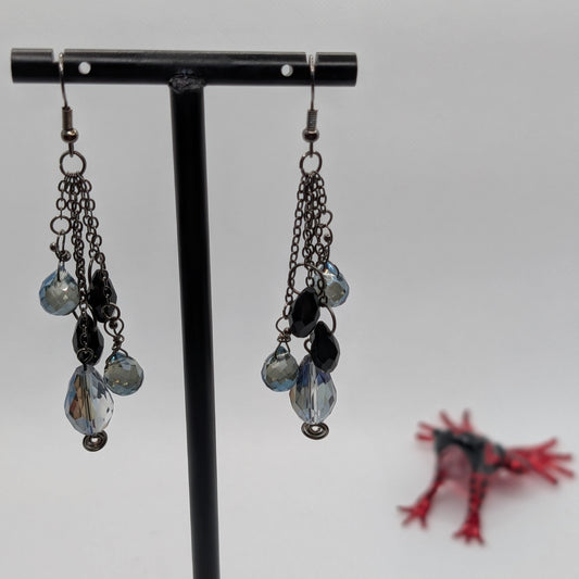 ✨Nebula's Storm✨| Cosmic Nebula Cluster Earrings