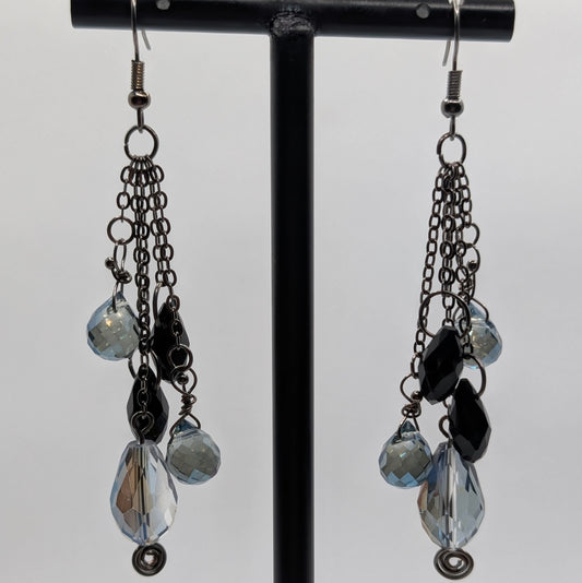✨Nebula's Storm✨| Cosmic Nebula Cluster Earrings