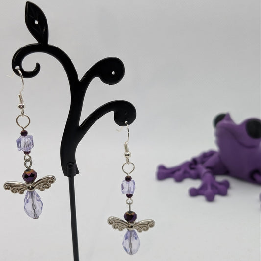 ✨Amethriel✨| Crystal Lantern Fairy Earrings