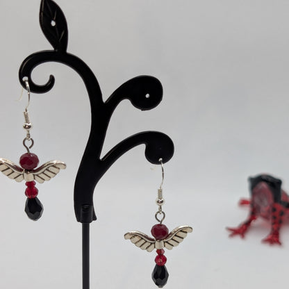 ✨Flameherald✨ | Upraised-Wing Fairy Earrings