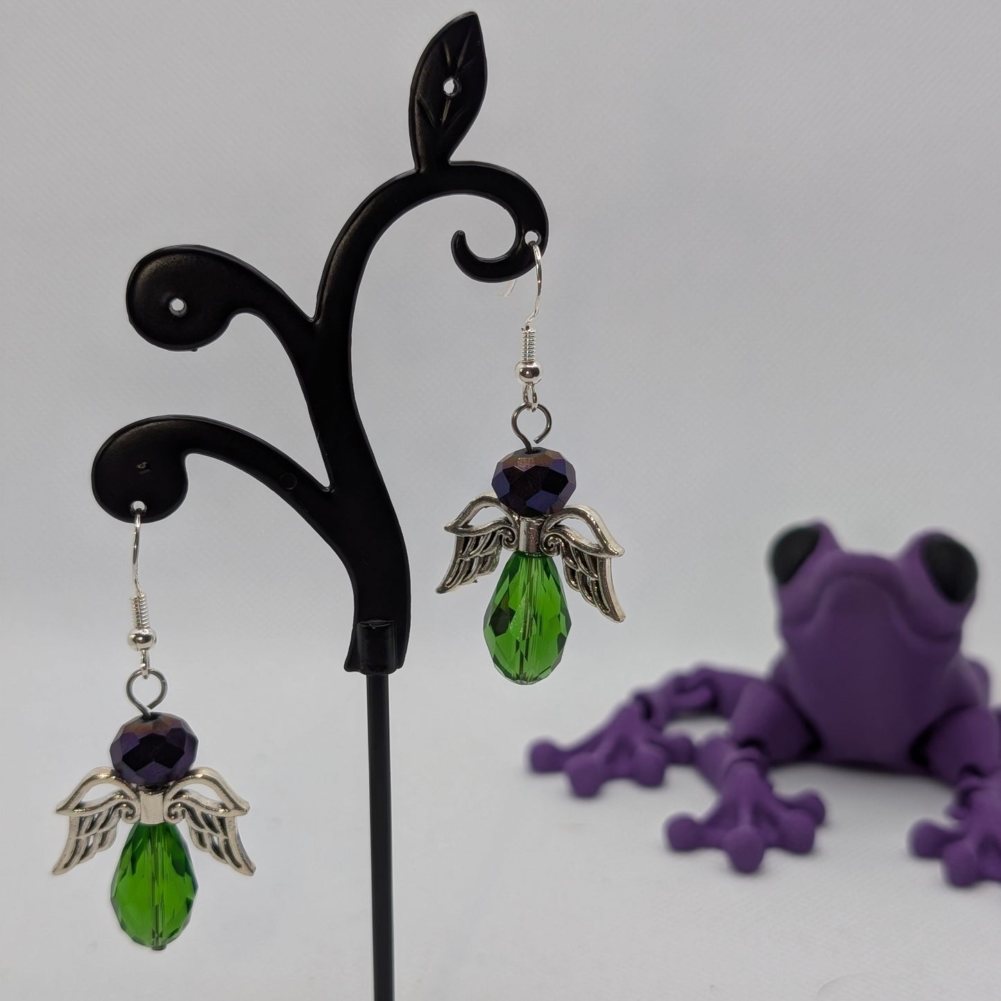 ✨The Flightguard Five✨ | Filigree Feather Wing Fairy Earrings