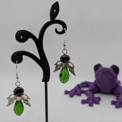 ✨The Flightguard Five✨ | Filigree Feather Wing Fairy Earrings