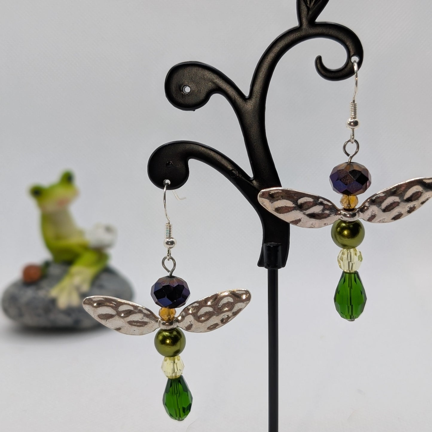 ✨The Spellforge Three✨| Hammered Wing Fairy Earrings