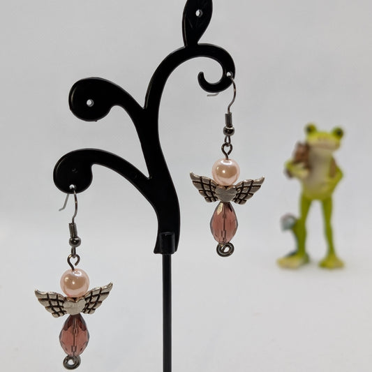 ✨Heartwhirl✨ | Heart-Wing Fairy Earrings