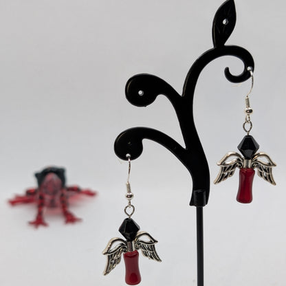 ✨The Flightguard Five✨ | Filigree Feather Wing Fairy Earrings