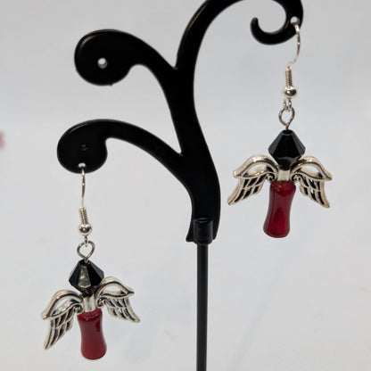 ✨The Flightguard Five✨ | Filigree Feather Wing Fairy Earrings
