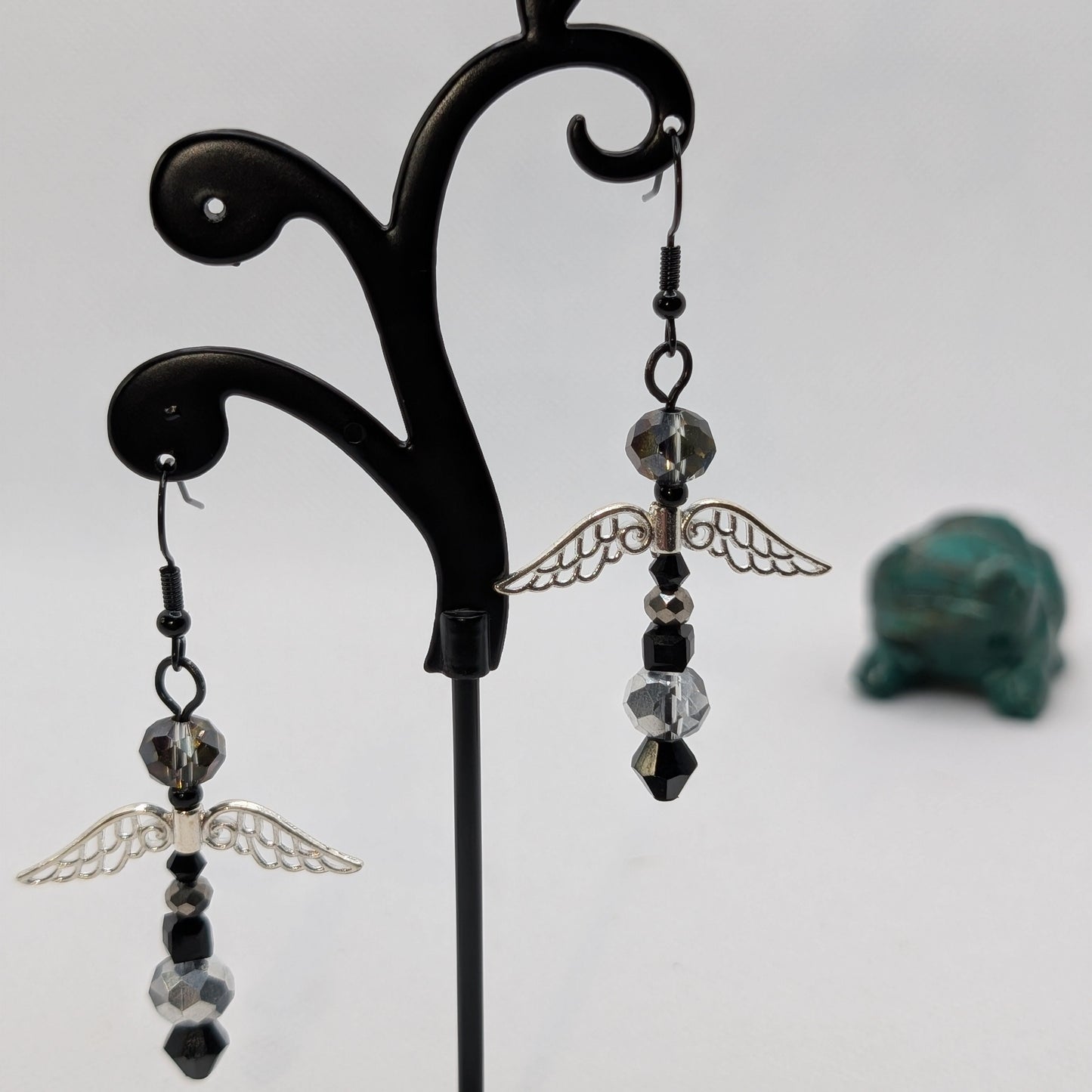 ✨The Wyvern Court✨| Wyvern Earrings with Large Filigree Scale Wings