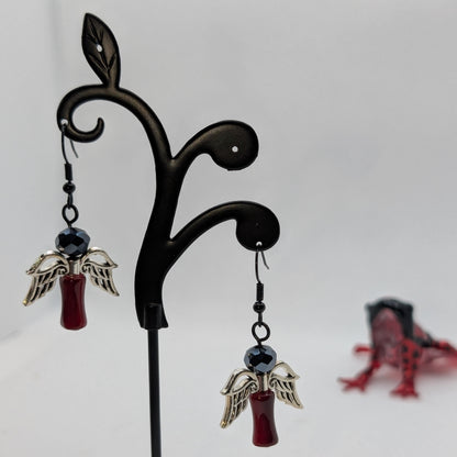 ✨The Flightguard Five✨ | Filigree Feather Wing Fairy Earrings