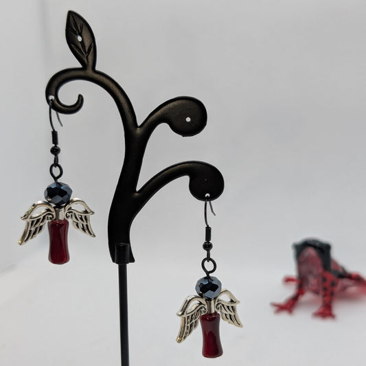 ✨The Flightguard Five✨ | Filigree Feather Wing Fairy Earrings