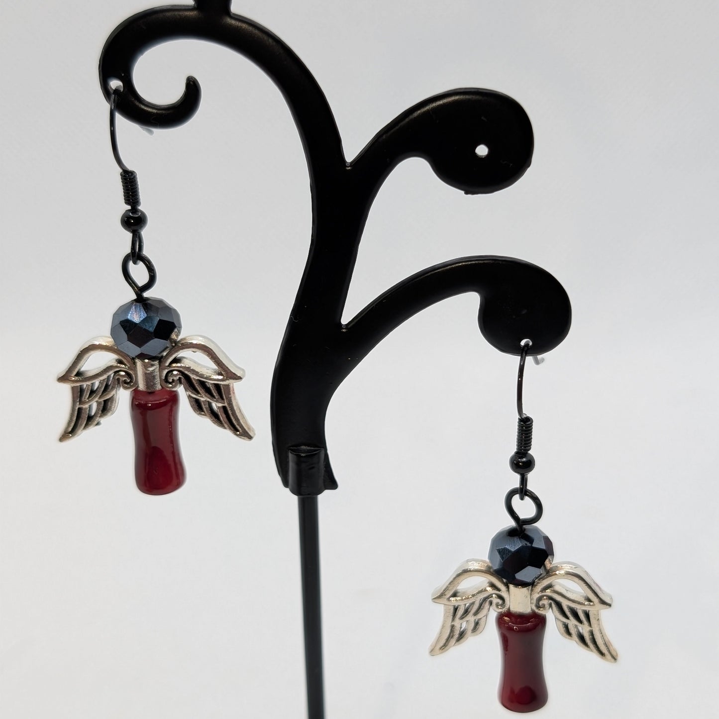 ✨The Flightguard Five✨ | Filigree Feather Wing Fairy Earrings