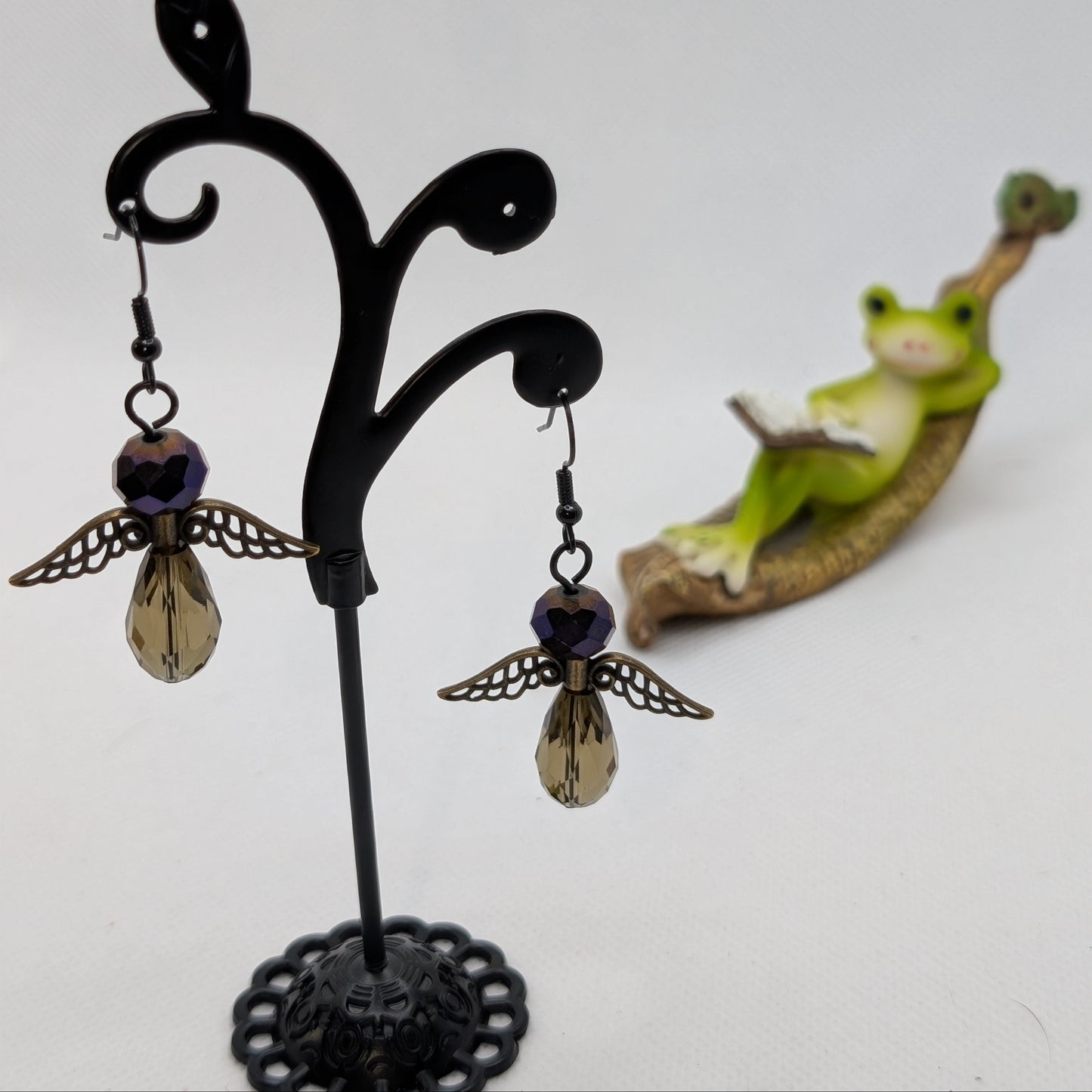 ✨The Wyvern Court✨| Wyvern Earrings with Large Filigree Scale Wings