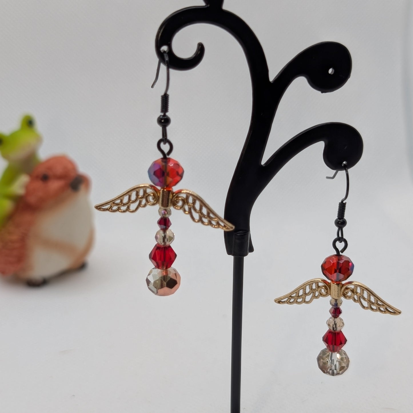 ✨The Wyvern Court✨| Wyvern Earrings with Large Filigree Scale Wings