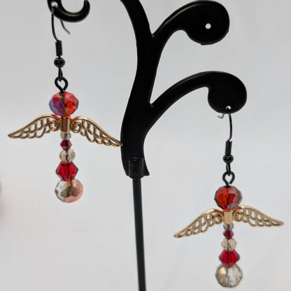 ✨The Wyvern Court✨| Wyvern Earrings with Large Filigree Scale Wings