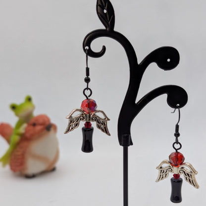 ✨The Flightguard Five✨ | Filigree Feather Wing Fairy Earrings
