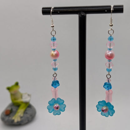 ✨The Jinglepetal Garden✨| Blooming Flower Drop Earrings in Assorted Colors