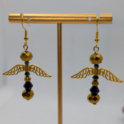 ✨The Wyvern Court✨| Wyvern Earrings with Large Filigree Scale Wings